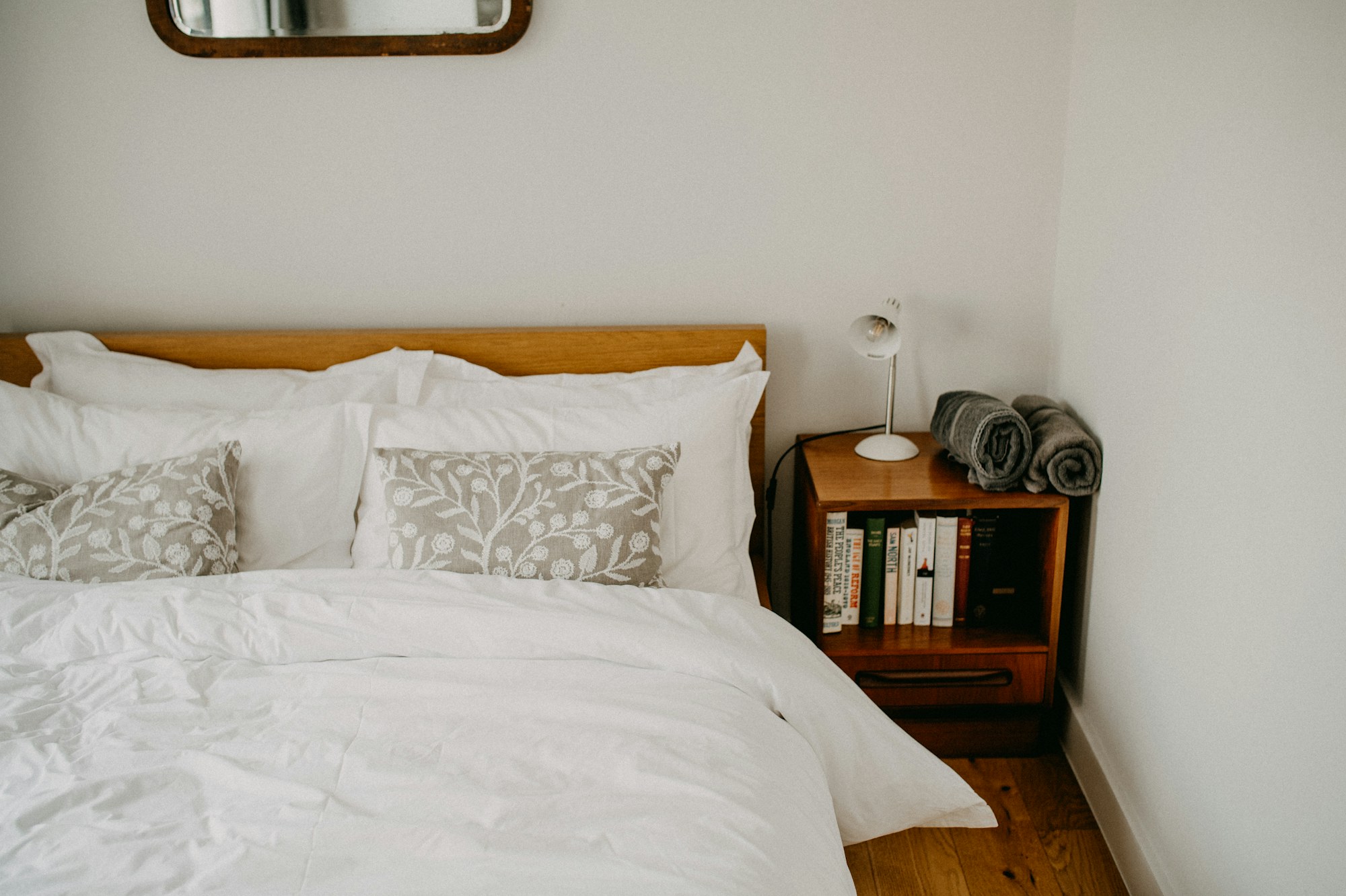 Beds made with fresh linen